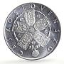 Czechoslovakia Great Moravia Velka Morava Arms silver token medal coin 1972