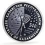 Kazakhstan 500 tenge Soyuz Apollo Mission Space proof silver coin 2009