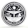 Marshall Islands 50 dollars Evening Star Trains Railways proof silver coin 1996