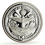 Marshall Islands 50 dollars Royal Hudson Trains Railways proof silver coin 1996