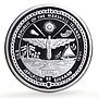 Marshall Islands 50 dollars Royal Hudson Trains Railways proof silver coin 1996