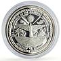 Marshall Islands 50 dollars C62 Swallow Trains Railways proof silver coin 1996