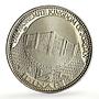 Jordan 1/2 dinar Hussein Al Harraneh Palace Architecture proof silver coin 1969