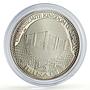 Jordan 1/2 dinar Hussein Al Harraneh Palace Architecture proof silver coin 1969