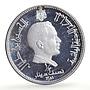 Jordan 1/2 dinar Hussein Al Harraneh Palace Architecture proof silver coin 1969