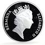 Bermuda 5 dollars San Antonio Ship Clipper Seafaring 5 oz proof silver coin 1988