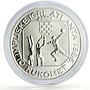 Croatia 150 kuna Atlanta Olympic Games Gymnastics Handball silver coin 1996