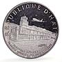Haiti 25 gourdes Duvalier Airport Planes Aviation proof silver coin 1971