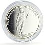 Moldova 50 lei Football Soccer Centennial Sports proof silver coin 2010