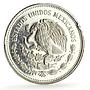 Mexico 500 pesos Revolution Nine Ninos Heroes Politics proof silver coin 1985