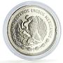 Mexico 500 pesos Revolution Nine Ninos Heroes Politics proof silver coin 1985