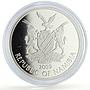 Namibia 10 dollars Rock Hyrax Wildlife Conservation Fauna proof silver coin 2009