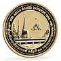 Thailand 13th Asian Games in Bangkok Elephant Sports copper medal coin 1998
