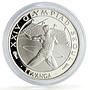 Tonga 1 paanga Seoul Olympic Games Javelin Thrower proof silver coin 1988