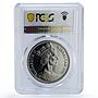 Gibraltar 1 crown Home Pets Dogs Welsh Corgi Animals MS68 PCGS CuNi coin 1991