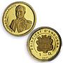 Andorra 1 diner Napoleon Bonaparte History Politics PR70 PCGS gold coin 2011