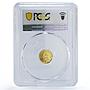 Congo 20 francs Owl Athens Olympic Games Birds Sports PR69 PCGS gold coin 2003