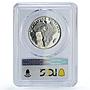 Chad 200 francs Martin Luther King History Politics PR63 PCGS silver coin 1970