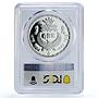 Egypt 5 pounds King Amenemhat III Ancient Treasures PR69 PCGS silver coin 1994