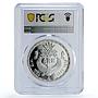 Egypt 5 pounds King Pepi I Ancient Treasures History PR67 PCGS silver coin 1994