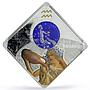 Macedonia 100 denars Aquarius Zodiac Signs 3D PR70 PCGS silver coin 2018