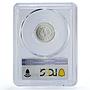 Mexico 1/10 onza Libertad Angel of Independence MS67 PCGS silver coin 1998