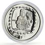 Mexico 2 pesos Senor de las Limas Precolombina Olmec proof silver coin 1996