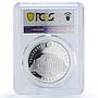Belarus 20 roubles Ballet F15 Variety History Culture PR69 PCGS silver coin 2013