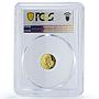 Cook Islands 5 dollars Princess Diana History Politics PR68 PCGS gold coin 1997