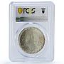 Egypt 10 pounds Anwar Sadat History Politics MS67 PCGS silver coin 2019