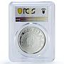 Ghana 5 cedis Unicorn Pink Horse Mythical Creatures MS70 PCGS silver coin 2023