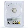 Mexico 1/20 onza Libertad Angel of Independence MS67 PCGS silver coin 1998