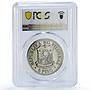 Philippines 5 piso Republic Coinage New Society Marcos MS65 PCGS Ni coin 1975