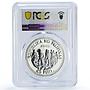 Philippines 25 piso General MacArthur Birth Politics PL64 PCGS silver coin 1980