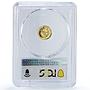 Turkiye 7500000 lira Trojan Horse Troy Truva History PR66 PCGS gold coin 1999