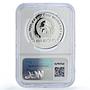 Vietnam 100 dong Dragon Boat Ship Small 100 Seafaring PF69 NGC silver coin 1988