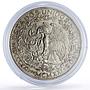 Mexico 2 pesos Independence Centennial Libertad KM-462 silver coin 1921