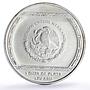 Mexico 5 pesos Palma Con Cocodrilo Precolombina Veracruz silver coin 1993