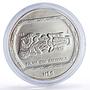 Mexico 5 pesos Palma Con Cocodrilo Precolombina Veracruz silver coin 1993