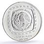 Mexico 5 pesos Senor De Las Limas Precolombina Olmec silver coin 1998
