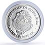 Costa Rica 100 colones UNICEF Save the Children Child Year proof Ag coin 1979