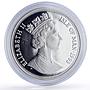 Isle of Man 1 crown Iguanodon Preserve Planet Earth Dinosaurs silver coin 1993