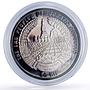 Laos 50 kip FAO World Food Day Rome Summit Farmer Ox Bull proof silver coin 1996