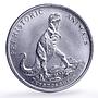 Laos 10 kip Tyrannosaurus Rex Prehistoric Animals Dinosaurs CuNi coin 1993
