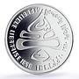 Lebanon 10 livres Lake Placid Olympics Piefort Sports proof silver coin 1980