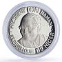 Niger 1000 francs Independence Hamani History Politics proof silver coin 1960
