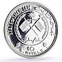 Sharjah 10 riyals Simon Bolivar History Politics proof silver coin 1970