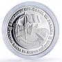 Panama 10 balboas Canal Transfer Moscoso Ship Politics proof silver coin 1999