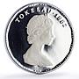 Tokelau 1 tala Man and Child Fishing Boat Ship KM-5a proof silver coin 1982