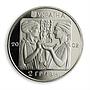 Ukraine 2 hryvnia Summer Olympic Games in Athens Swimming sport nickel coin 2002